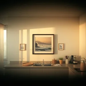 contemporary kitchen mockup example 3